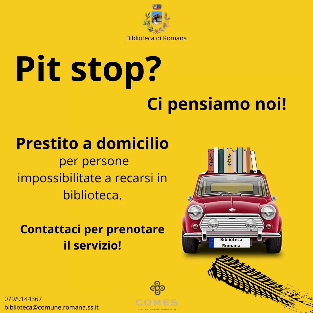 Ci pensiamo noi presito a domicilio per persone imposibilitate a recarsi in biblioteca