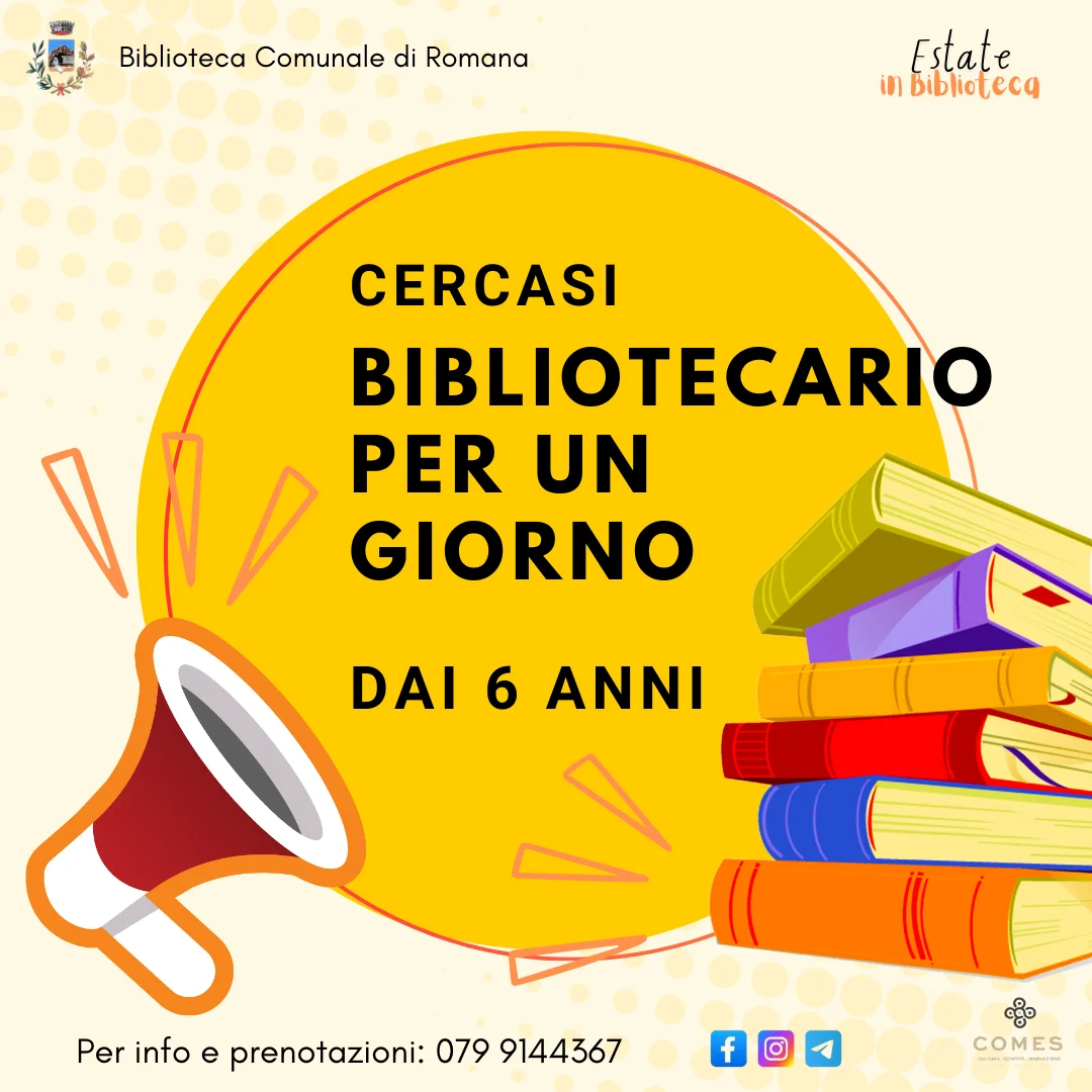 Cercasi bibliotecario per un giorno!!!