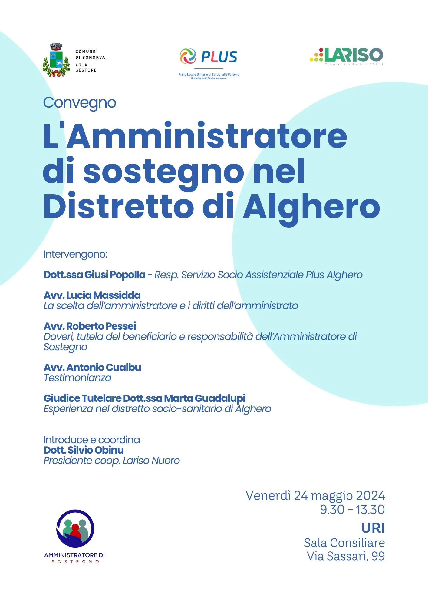 L'amministratore di sostegno nel  distretto di alghero