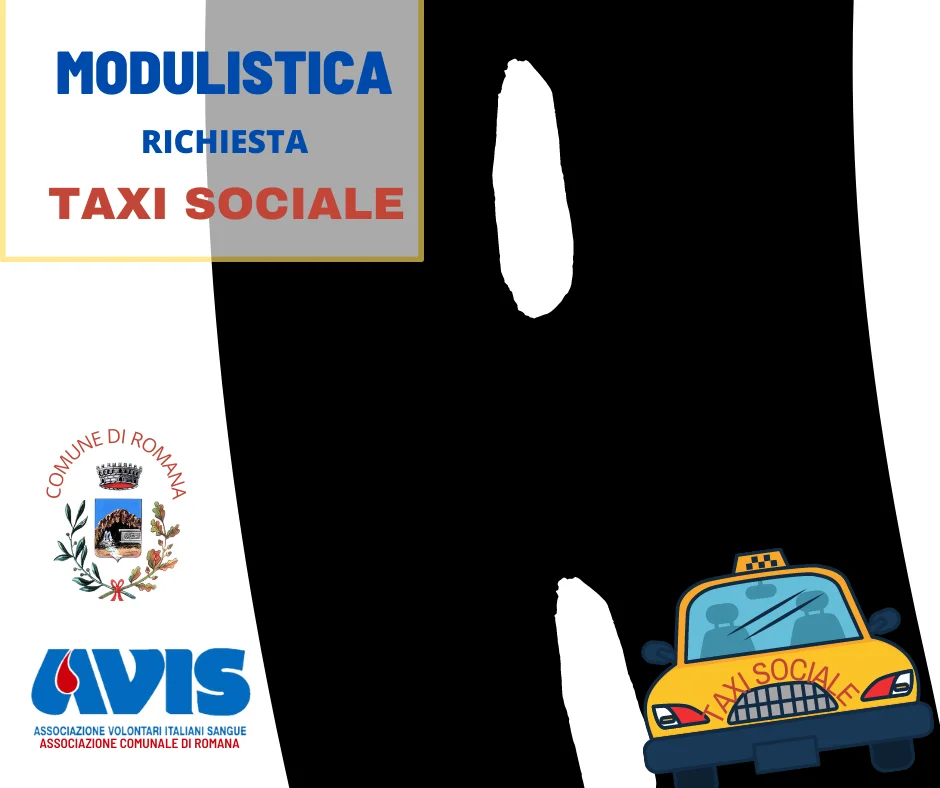 Servizio taxi sociale - modulistica