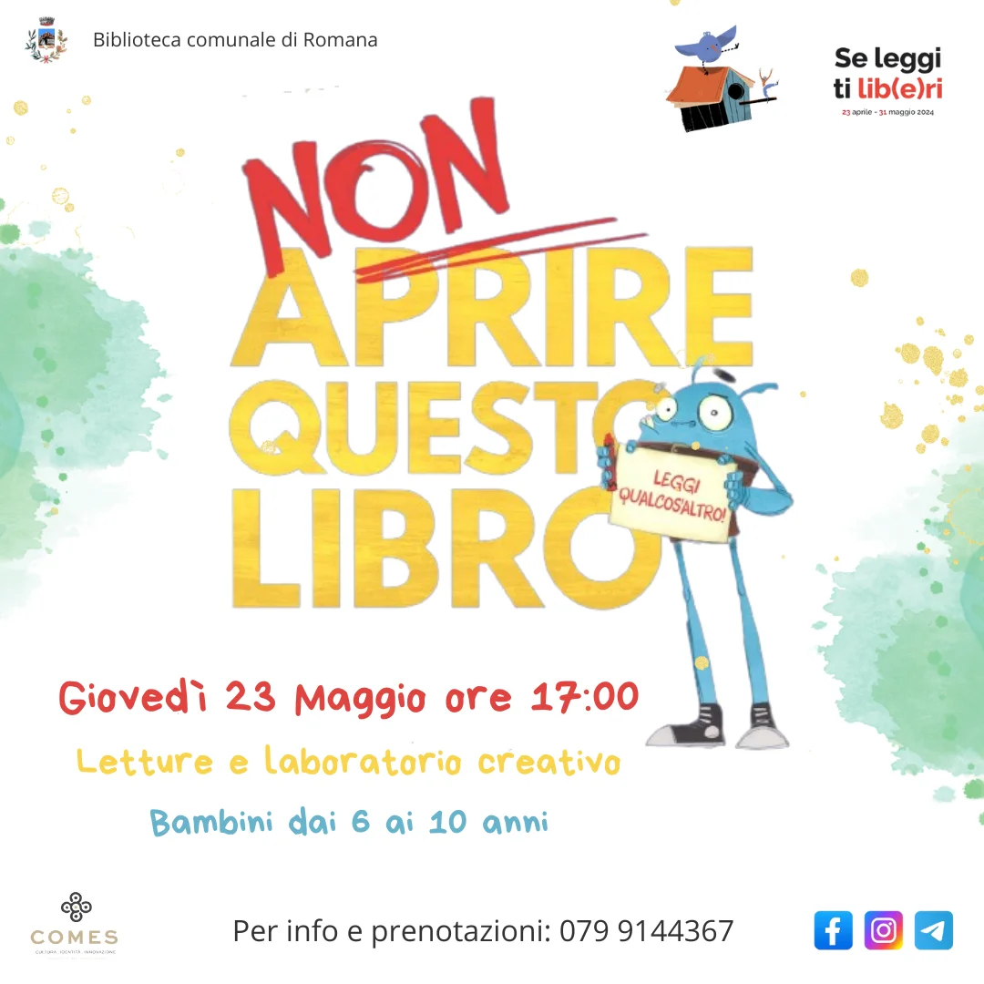 Cari bambini, arriva il secondo appuntamento per il maggio dei libri!