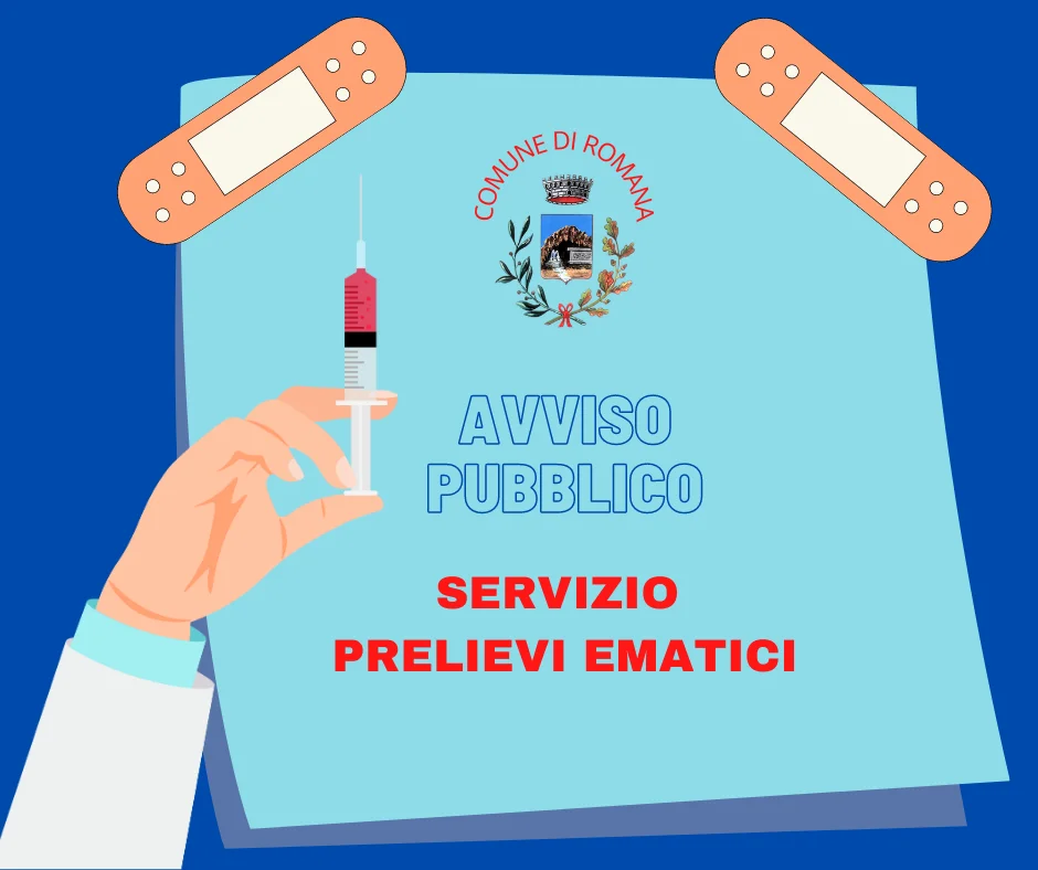 Servizio prelievi ematici mese di gennaio -febbraio-marzo-aprile-maggio- giugno 2025