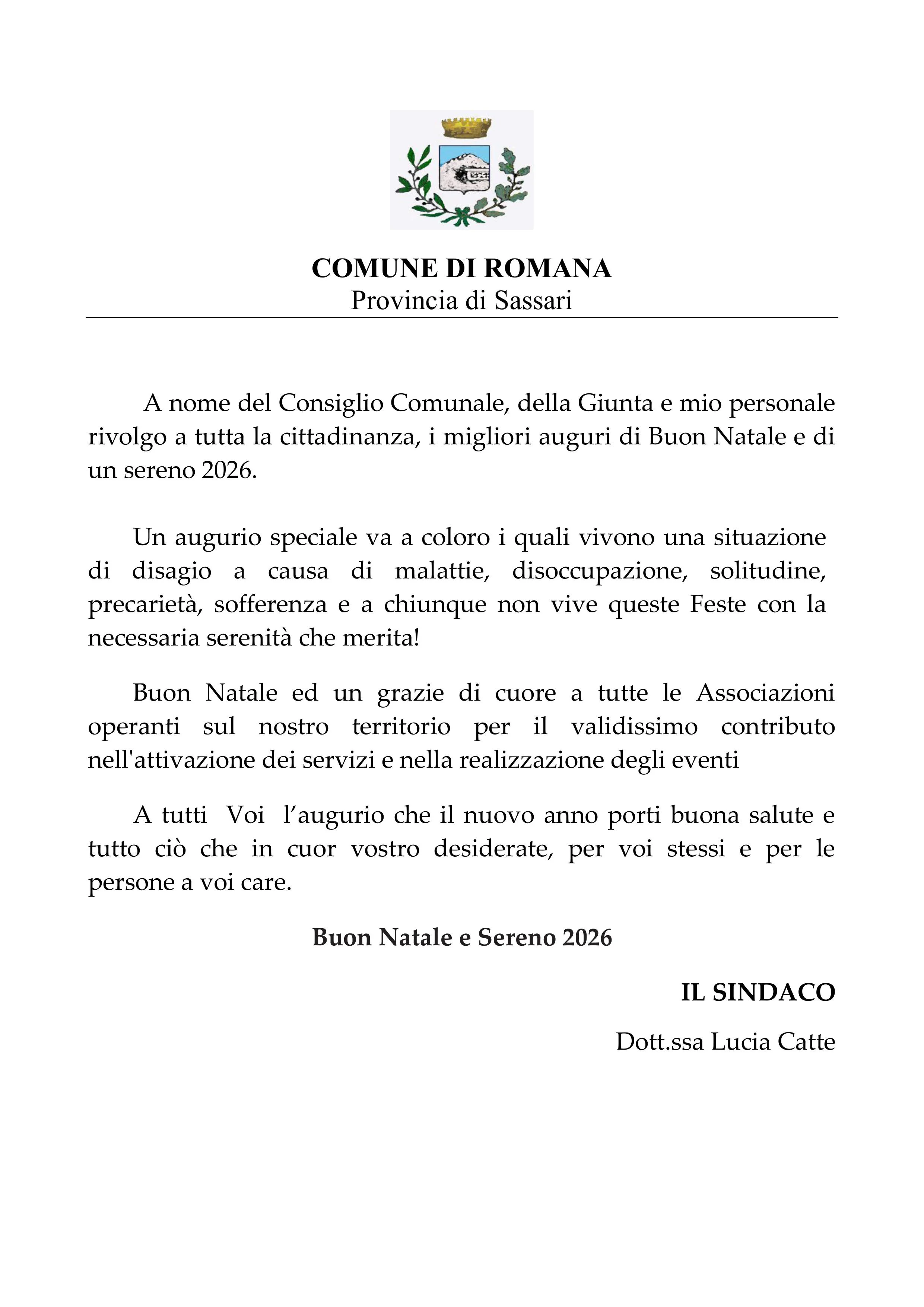 Buon natale e sereno 2026  ?