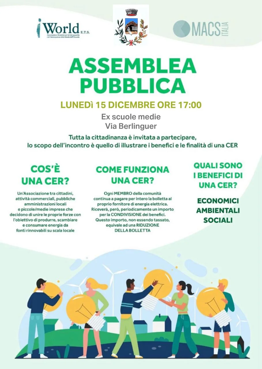 Assemblea Pubblica Lunedi 15 dicembre 2025