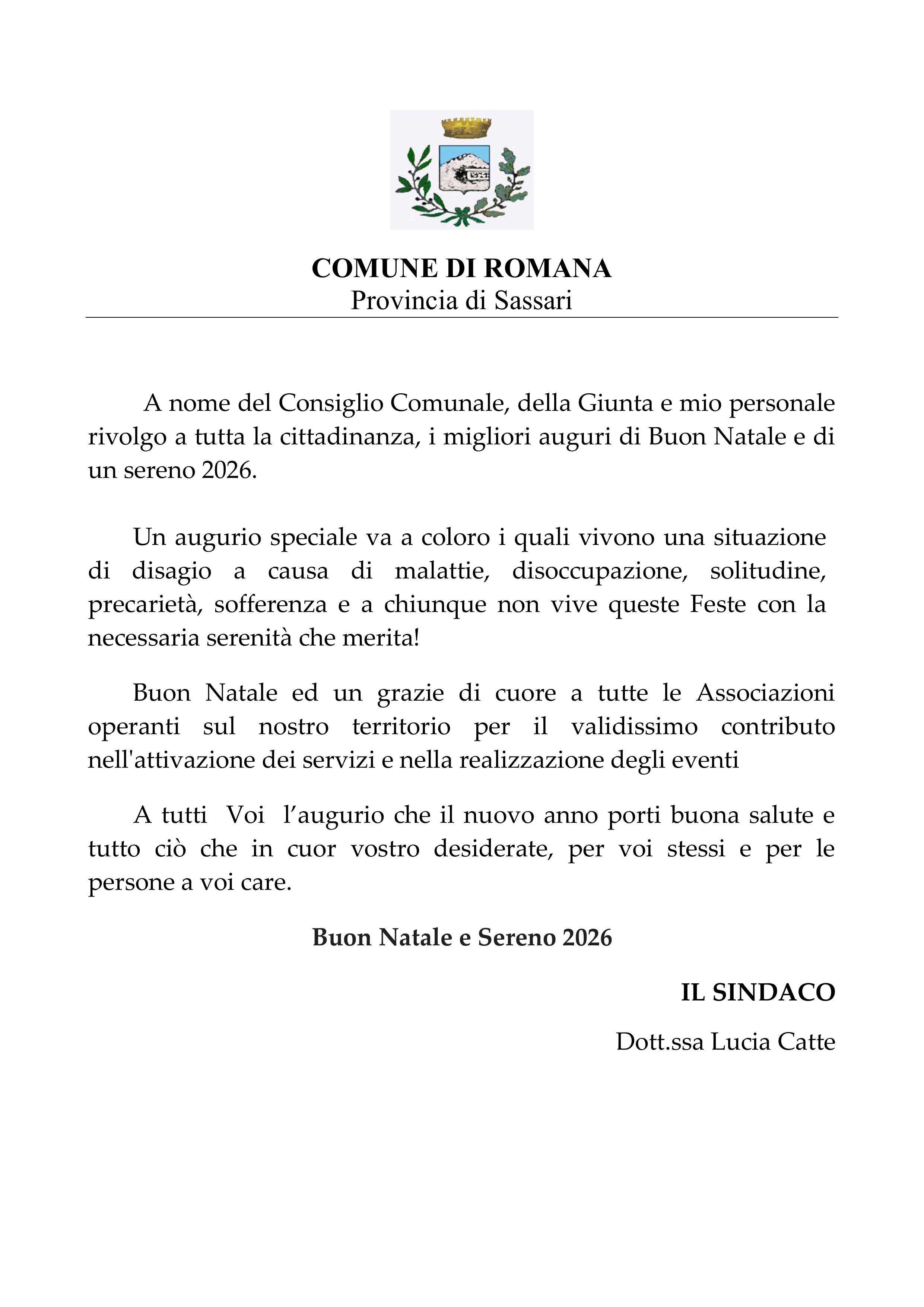 BUON NATALE E SERENO 2026  ?