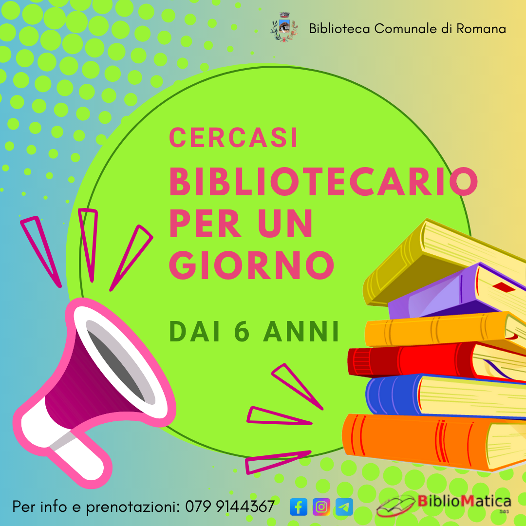 BIBLIOTECARIO PER UN GIORNO!
