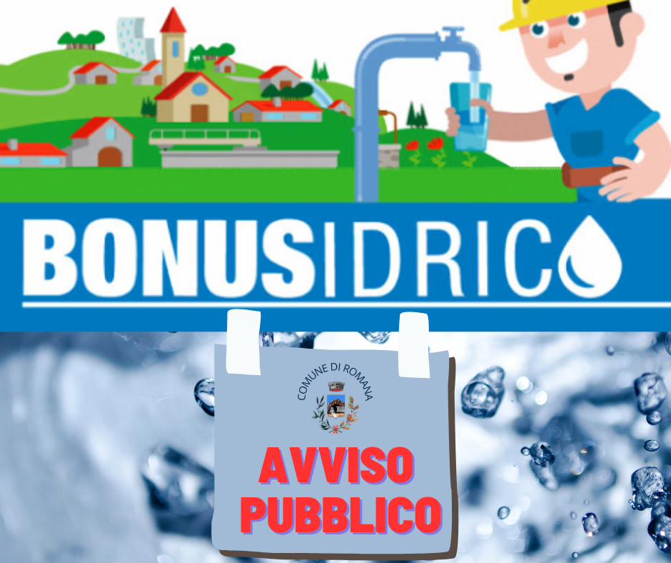 AVVISO PUBBLICO: BONUS IDRICO 2023