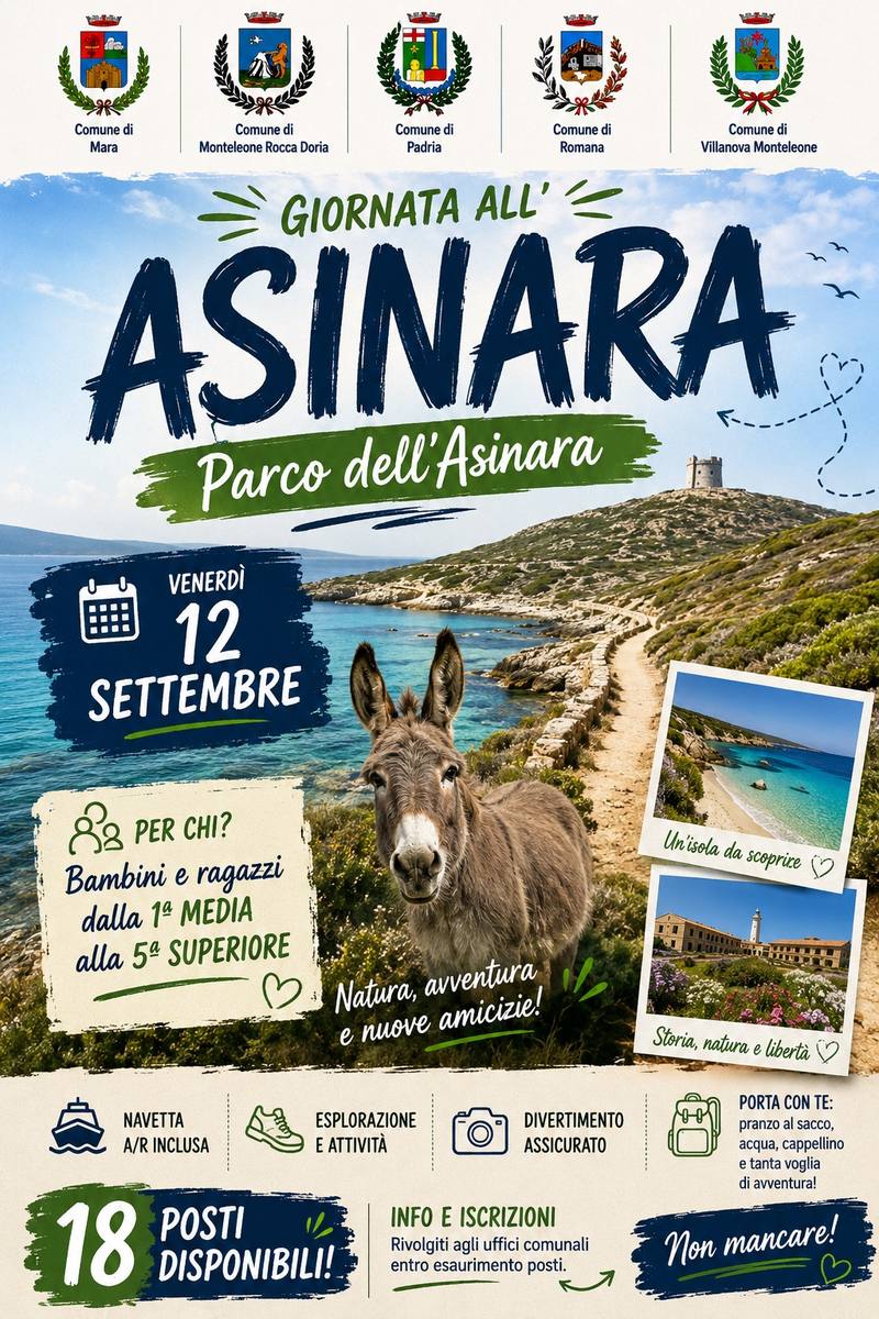 Giornate di educazione ambientale marina presso il Parco Nazionale dell’Asinara