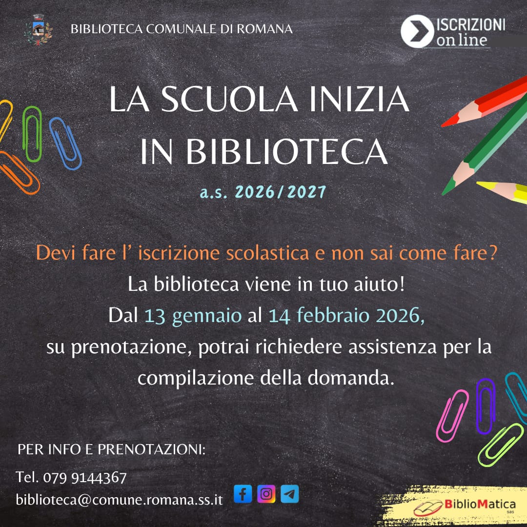 LA SCUOLA INIZIA IN BIBLIOTECA