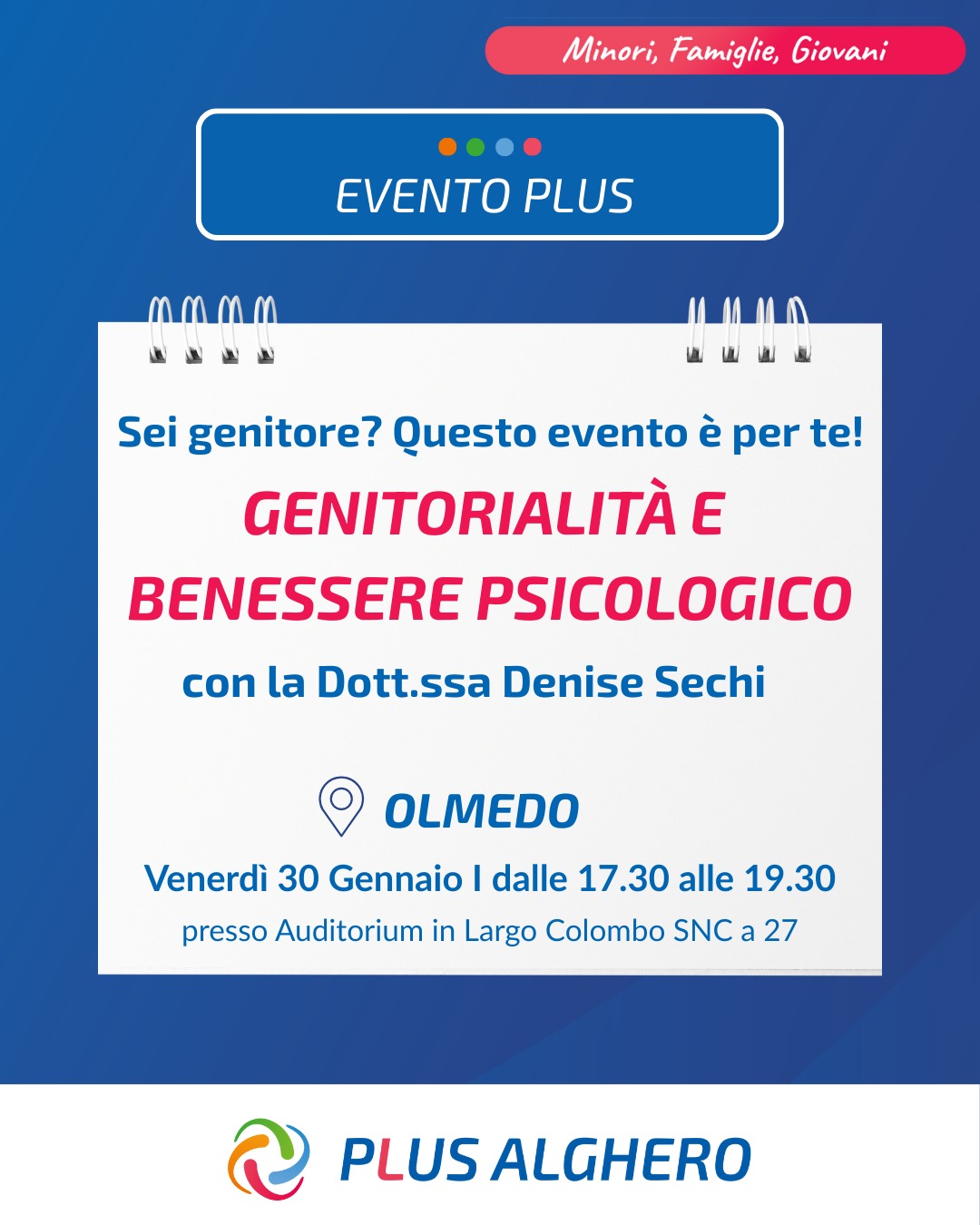 Percorso di Formazione rivolto ai genitori