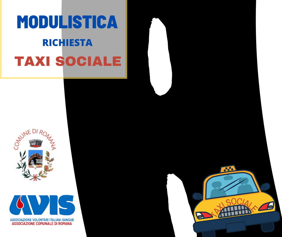 SERVIZIO TAXI SOCIALE - MODULISTICA