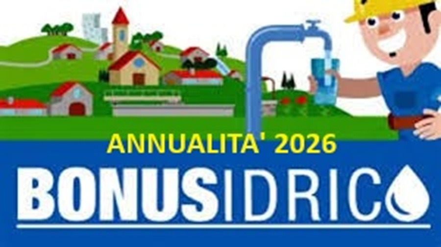 AVVISO PUBBLICO AGEVOLAZIONI TARIFFARIE PER UTENZE DOMESTICHE BONUS IDRICO ANNO 2026