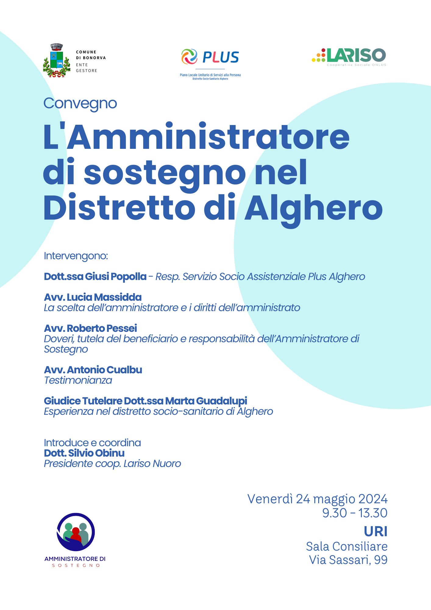 L'AMMINISTRATORE DI SOSTEGNO NEL  DISTRETTO DI ALGHERO